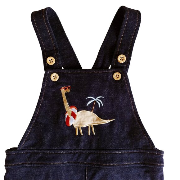Pekkle Dinosaur Shortalls 24 Months - Picture 2 of 7